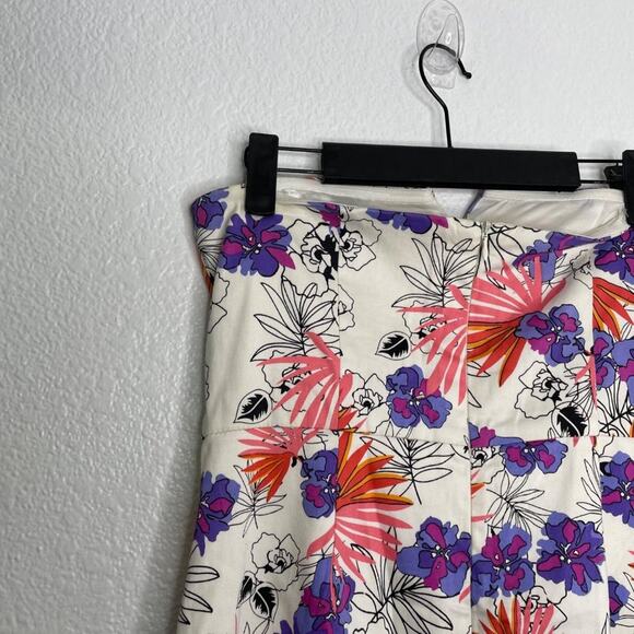 Francesca’s Womens Dress Size M Floral Strapless Sweetheart Neckline Mini - Picture 11 of 14
